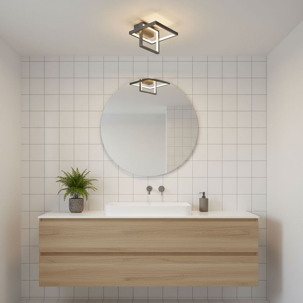 Polaris — Sculpted Geometric Ceiling Light