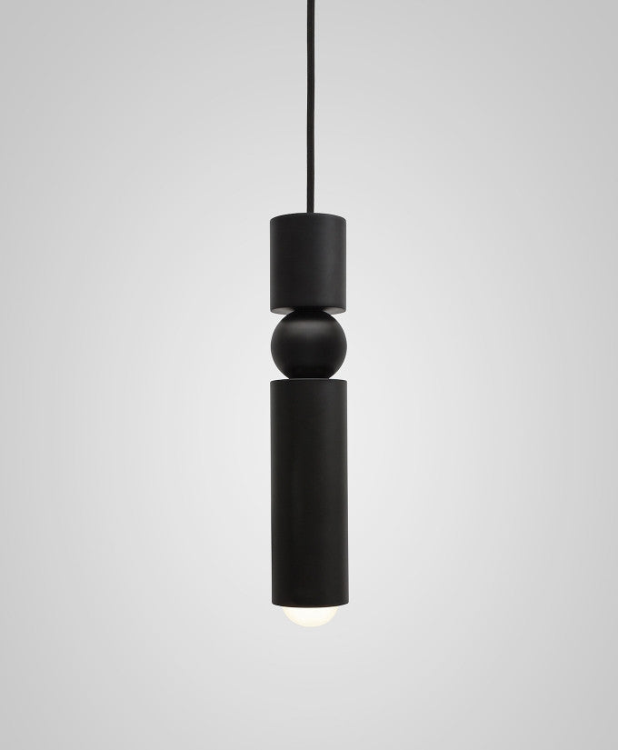 Vespera — Brass Column Pendant Light