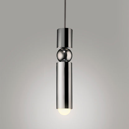 Vespera — Brass Column Pendant Light
