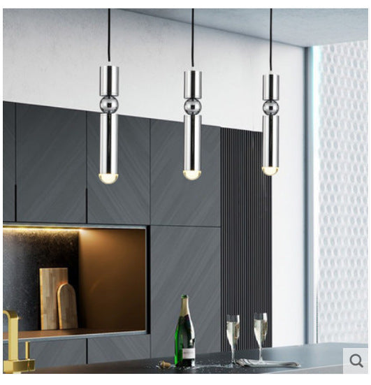 Vespera — Brass Column Pendant Light