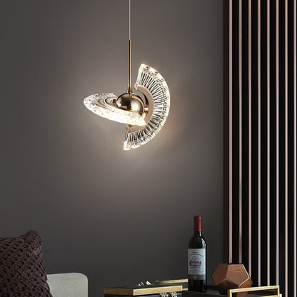 Serenis — Crystal UFO Pendant Light