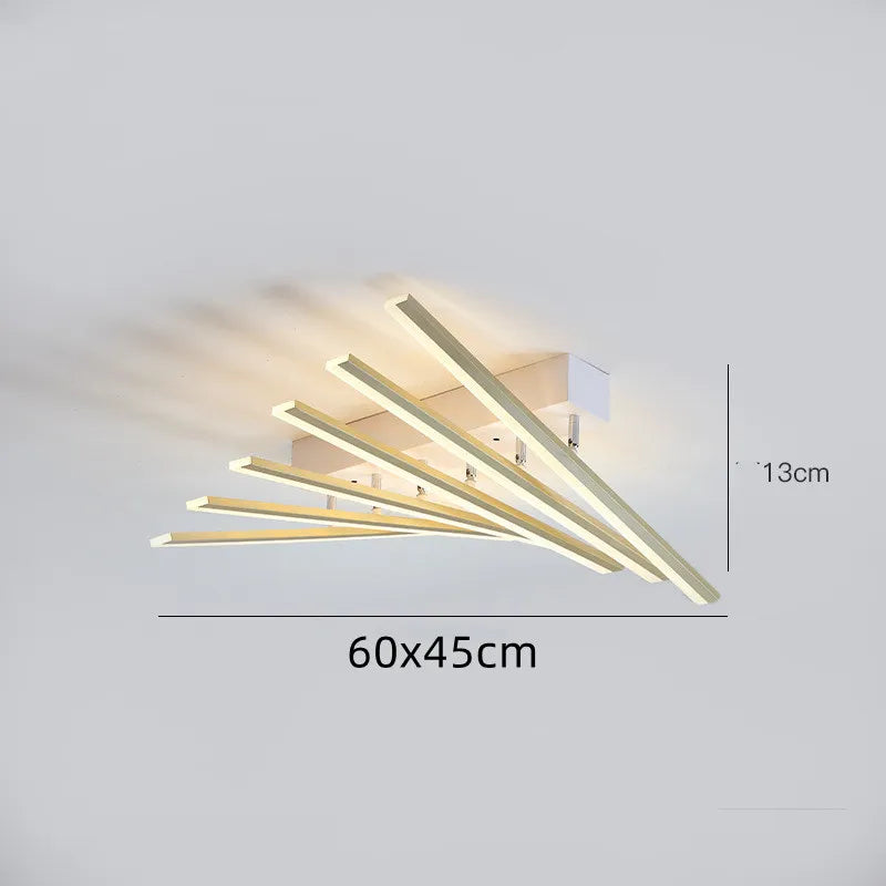 Aetheris — Fanned Linear LED Ceiling Light