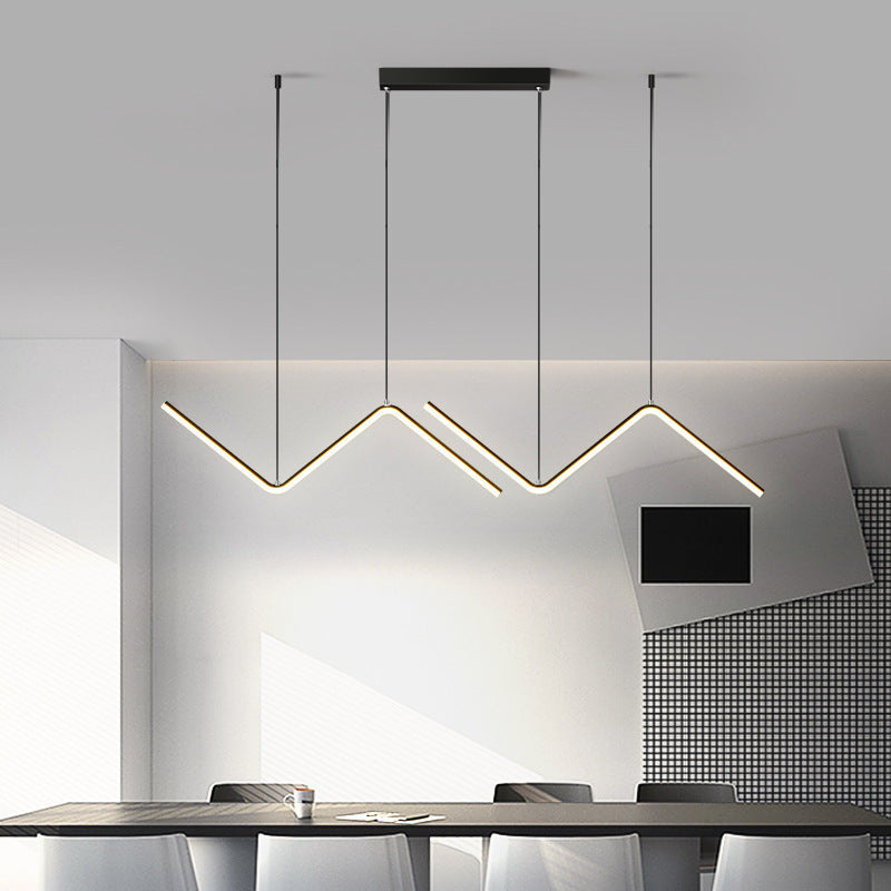 Ionis — Zigzag Linear Pendant Light