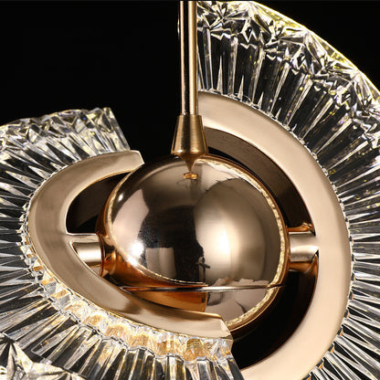 Serenis — Crystal UFO Pendant Light