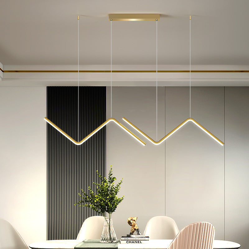Ionis — Zigzag Linear Pendant Light