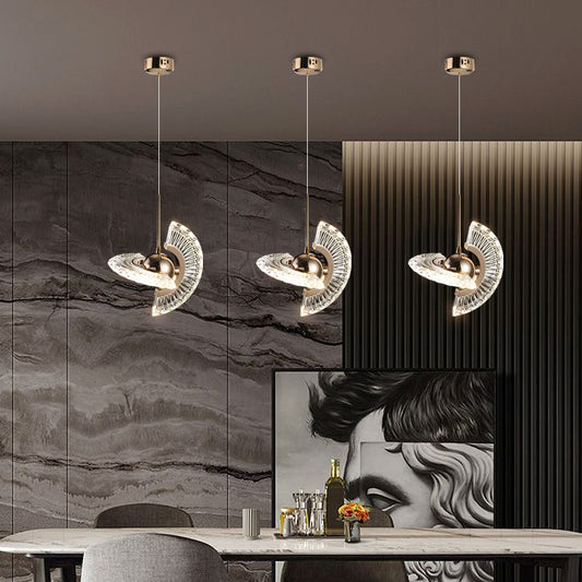 Serenis — Crystal UFO Pendant Light