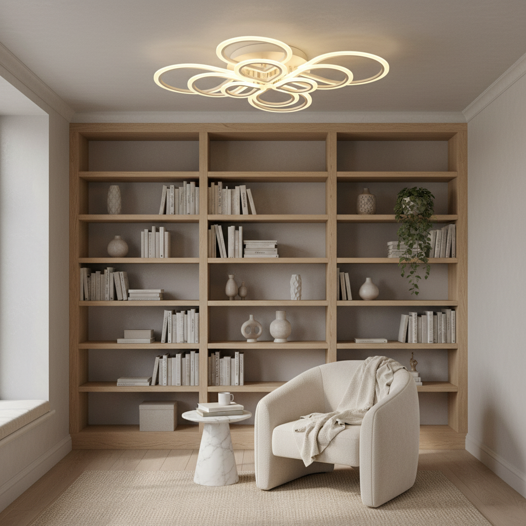 Loop Led Ceiling Light Astraea — Floral Loop LED Ceiling Light | modern ceiling light, acrylic ...