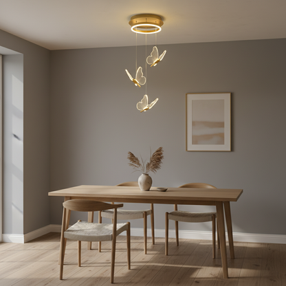Aurora — Crystal Butterfly Pendant Light