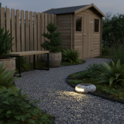 Cira — Solar Pathway Stone Light
