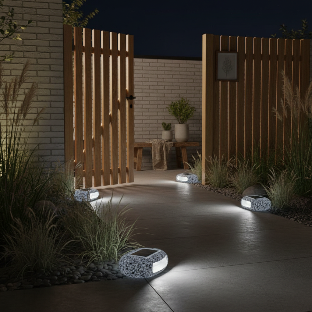 Cira — Solar Pathway Stone Light