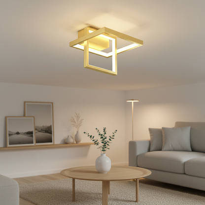 Polaris — Sculpted Geometric Ceiling Light