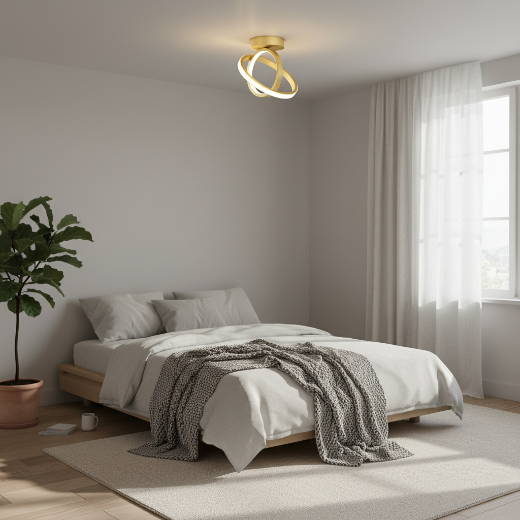 Polaris — Sculpted Geometric Ceiling Light