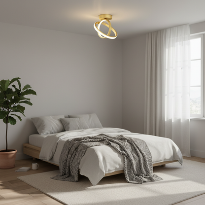 Polaris — Sculpted Geometric Ceiling Light