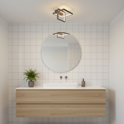 Polaris — Sculpted Geometric Ceiling Light