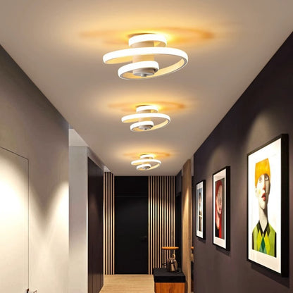 Vesper — Modern Spiral LED Ceiling Light