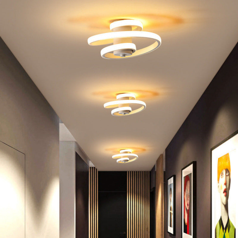 Vesper — Modern Spiral LED Ceiling Light