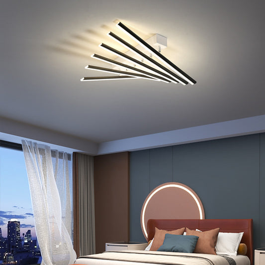 Aetheris — Fanned Linear LED Ceiling Light