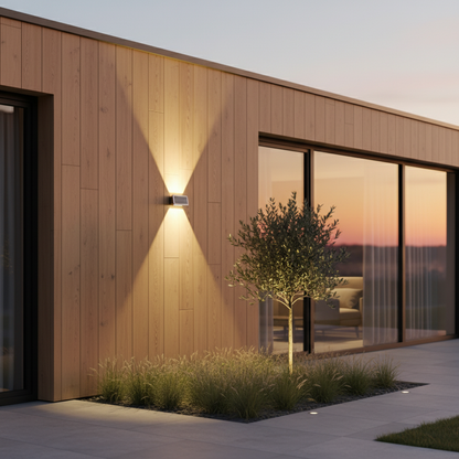 Solara — Dual-Beam Solar Wall Light